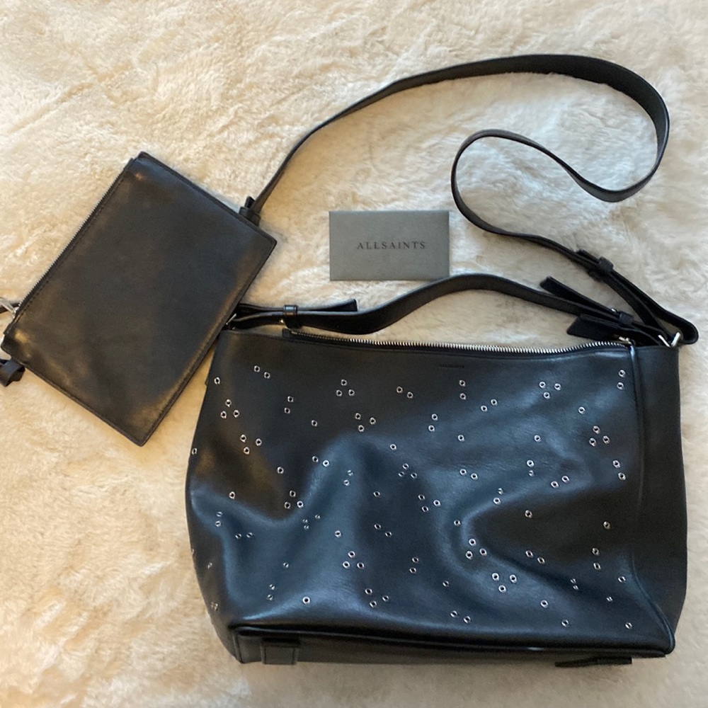 AllSaints Junai leather bag